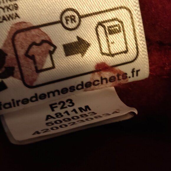 The North Face Men's Half Dome Pullover Hoodie Maroon Men's Size XL Sweater - Picture 15 of 16